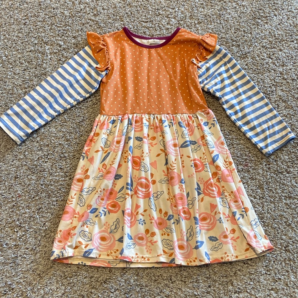 Boutique girls size 6 fall dress